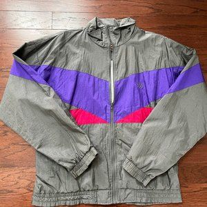 Vintage EUC USA 80's 90's Windbreaker Coat Jacket size Medium
